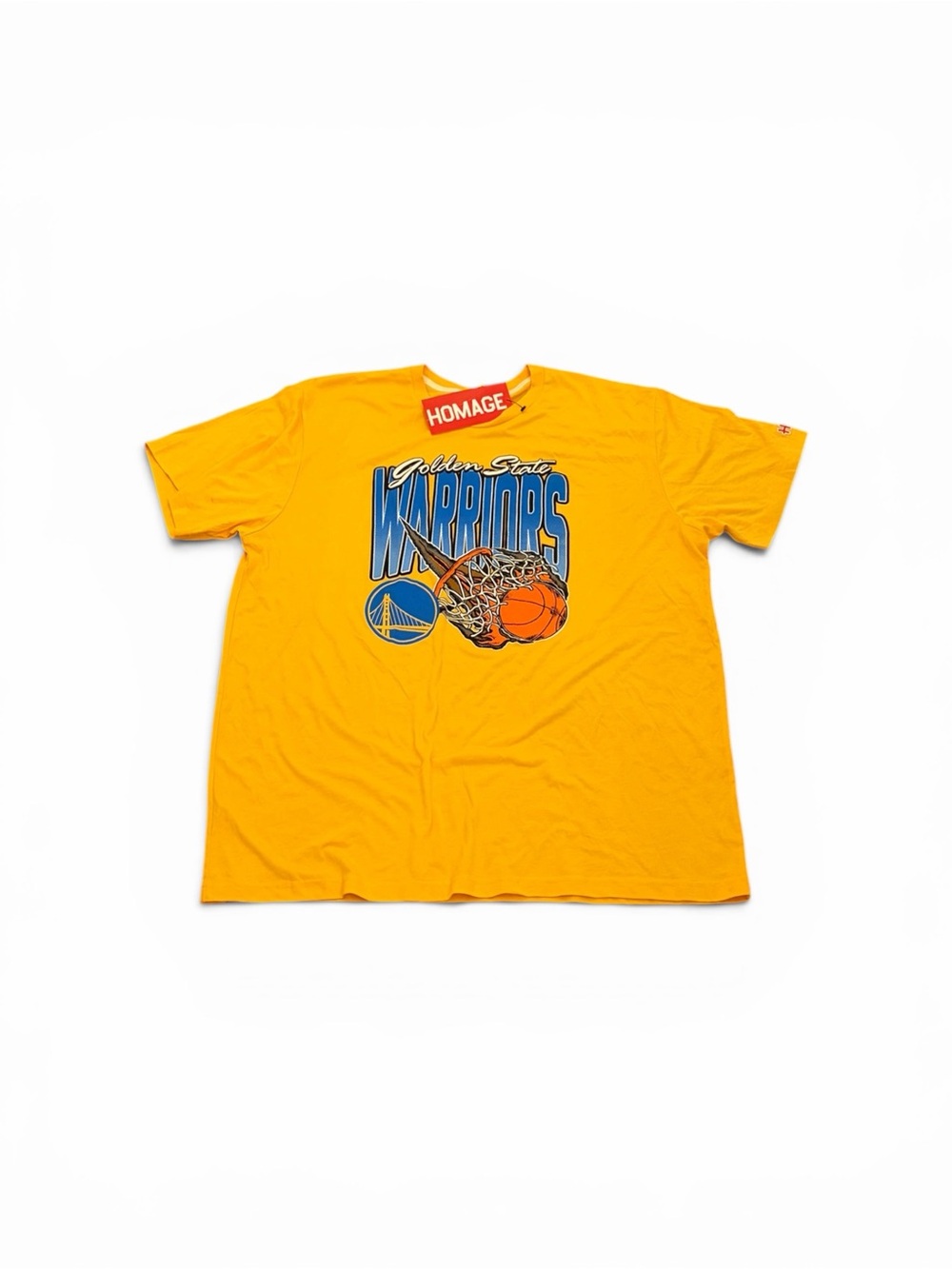 Golden State Warriors Men’s Homage Graphic Tri Blend Shirt XXL 2XL